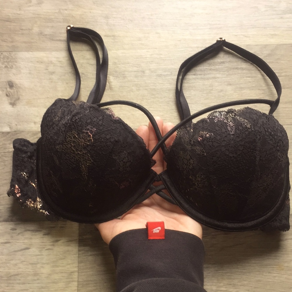 VS PINK 32C Date Push Up Bra